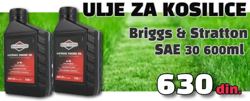 Ulje za kosilice Briggs & Stratton SAE 30 600ml