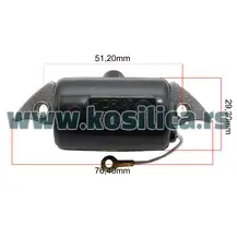 Bobina Tomos kosilice i pumpe 6V crno Bosch paljenje Hidria - 1790