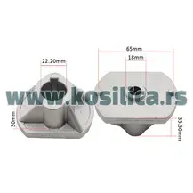Nosač noža kosilice Castelgarden S474 - 22,2x18x30x35,5x65 mm - 680