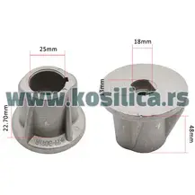 Nosač noža kosilice Castelgarden - 25x18x27x47x13 mm - 890