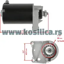 Anlaser Briggs & Stratton 16 zuba 108 mm 498148 495100 - 10290
