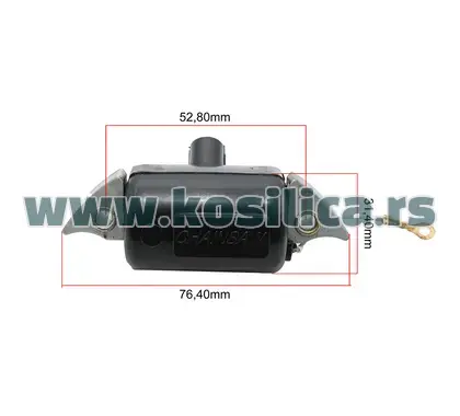 Bobina Tomos kosilice i pumpe 6V crno Bosch paljenje - 1190