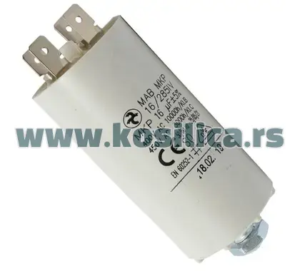 Kondenzator električne kosilice 16μF 4 izlaza - 740