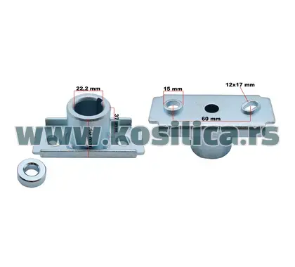 Nosač noža kosilice Villager fi 22,2 mm kosa rupa - 1160