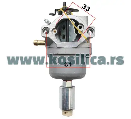 Karburator Briggs & Stratton 799727 698620 - 2270