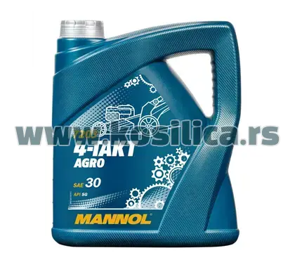 Ulje za kosilice MANNOL 4-TAKT AGRO SAE30 7203 4L - 1960