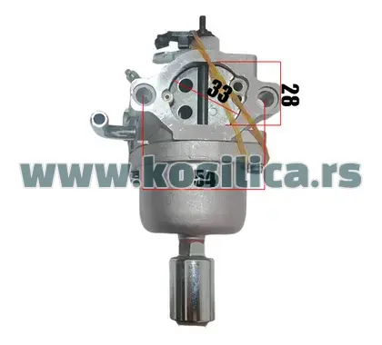 Karburator Briggs & Stratton 17,5 KS 591731 594593 - 3590