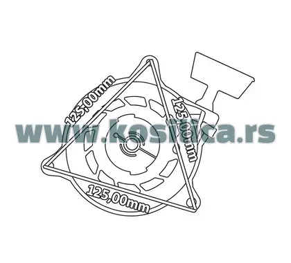 Starter Briggs & Stratton 2 do 5 KS 499706 - 1290