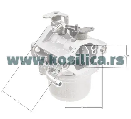 Karburator Briggs & Stratton 593432 794653 791266 - 2290