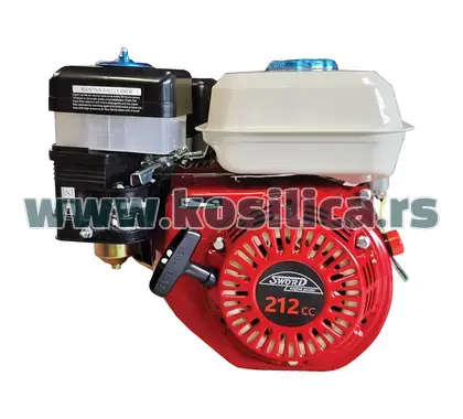Motor ugradni Sword 212cm³ 7,5 KS fi 20x53mm sa uljanim vazdušnim filterom - 12300